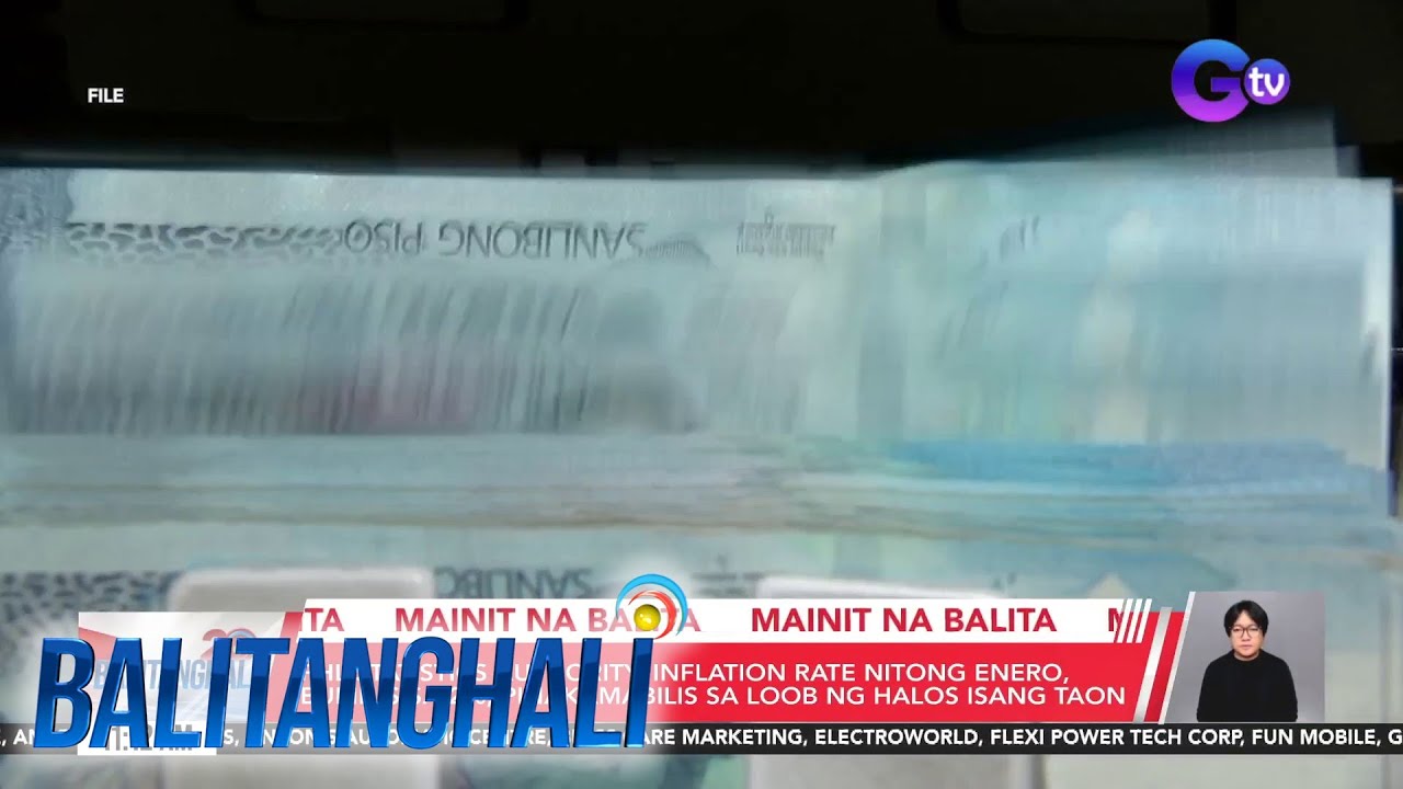 PHL Statistics Authority - Bumilis sa 2% ang inflation rate nitong Enero | Balitanghali