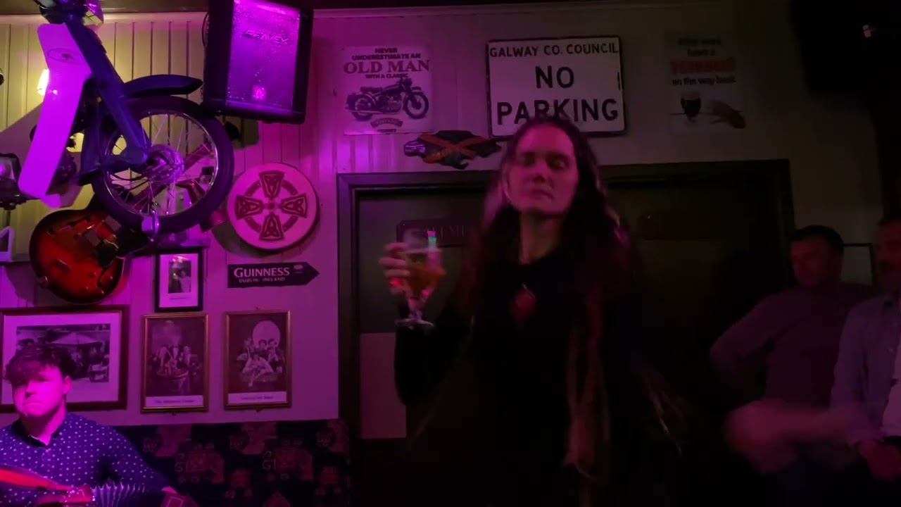 Amazing young musicians at McGrath’s Bar in Clifden, Ireland