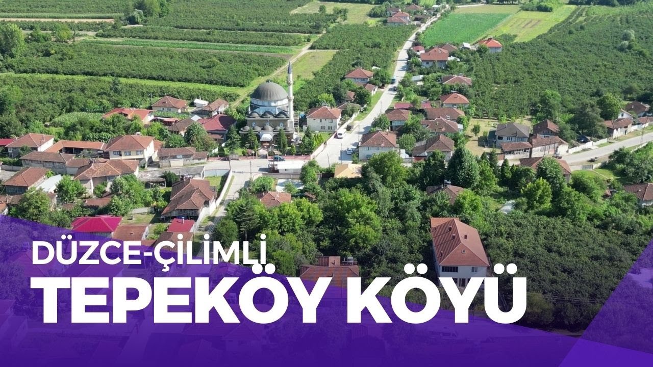 TEPEKÖY KÖYÜ/DÜZCE ÇİLİMLİ DRONE GÖRÜNTÜSÜ
