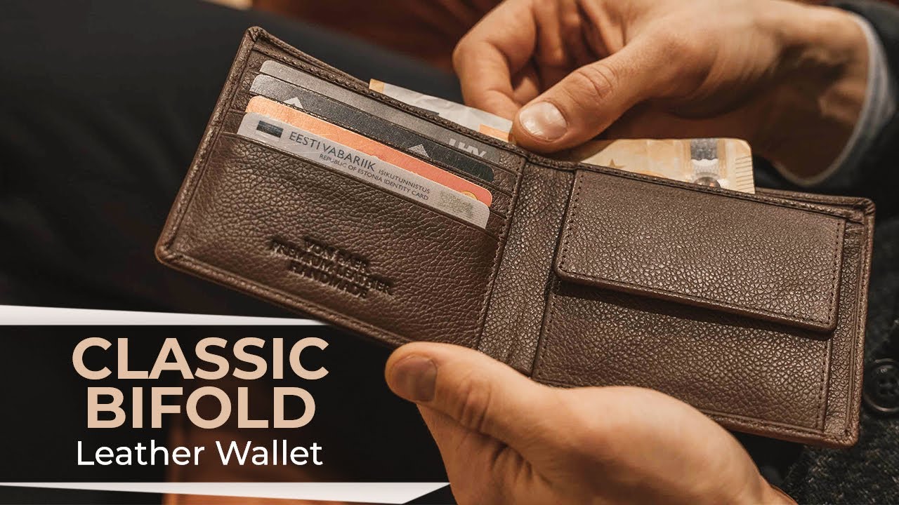 Classic Bifold Leather Wallet &mdash; Premium Quality Wallet by Von Baer Overview