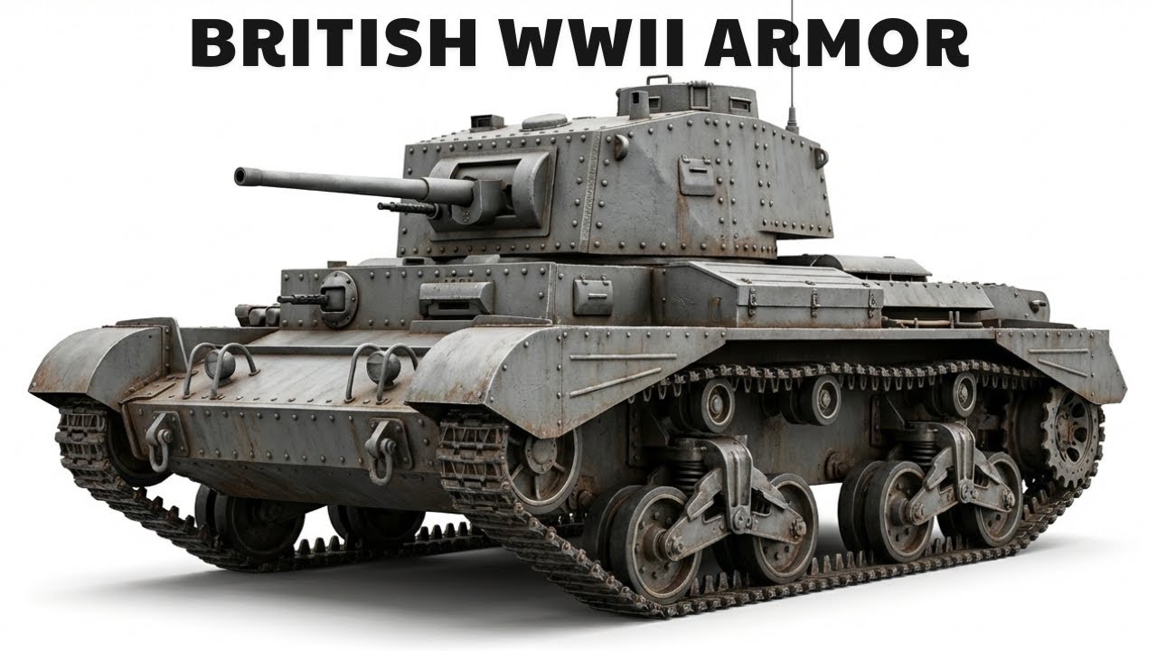 Every British WWII Armored Vehicle | Tanks, Cars & Special Armor Explained