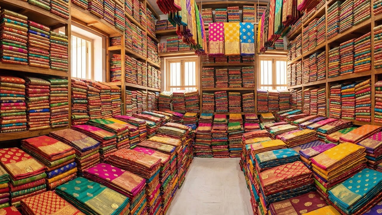 Santipur Saree Wholesale Market | Santipur Saree Market | Santipur Saree Wholesale | Saree Market