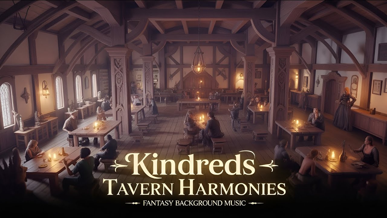 Kindreds – D&D Tavern Bards | Relaxing Fantasy Ambience & Chill Music