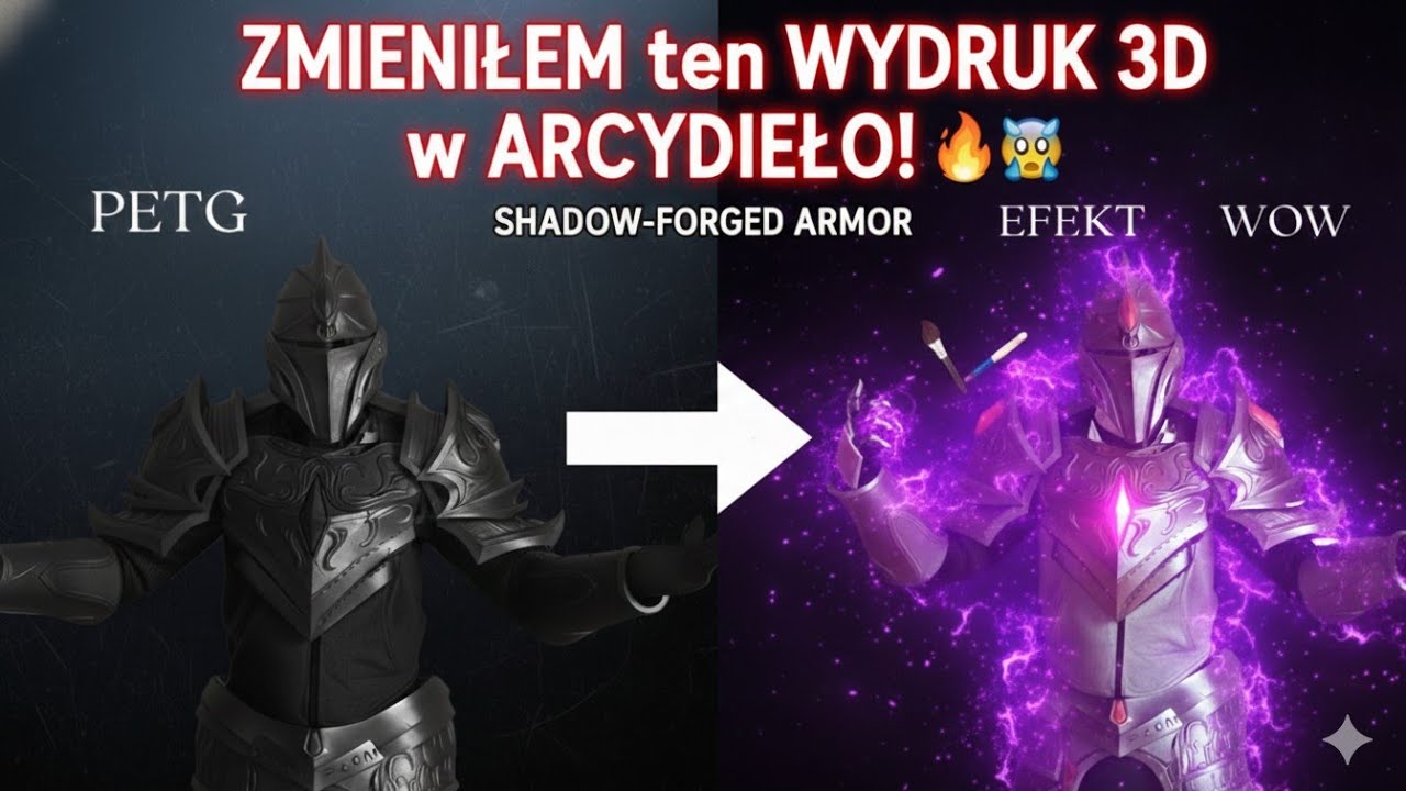Zmieniłem tą zbroje z druku 3D w ARCYDZIEŁO!