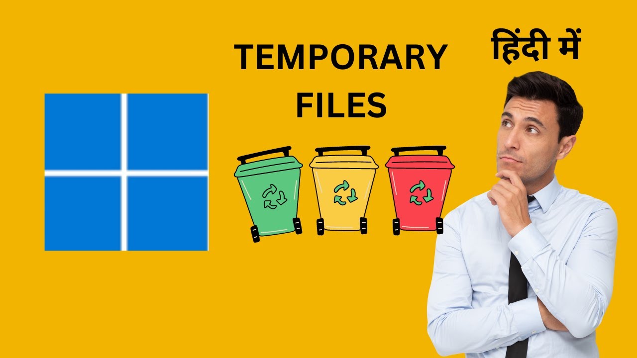 Windows 11 में Temporary Files को कैसे Delete या Remove करें | GrowUpWindows Tutorial