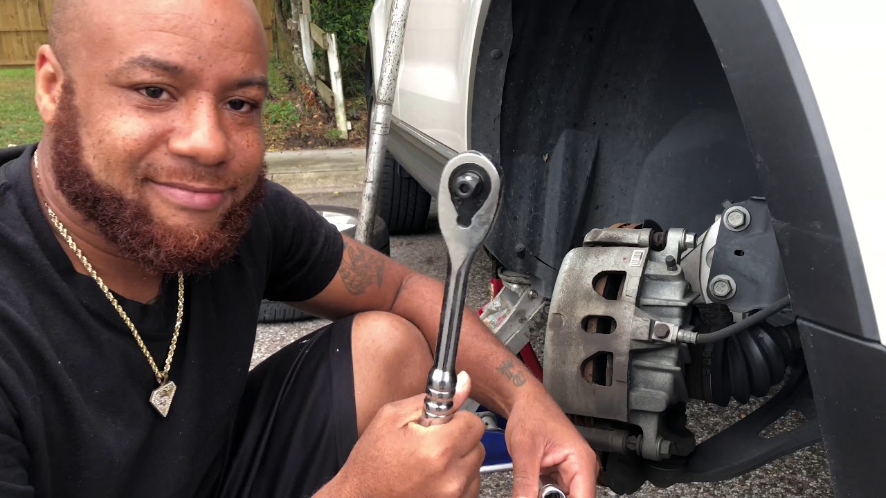 How to change the front brakes on a 2015 Ford Explorer
