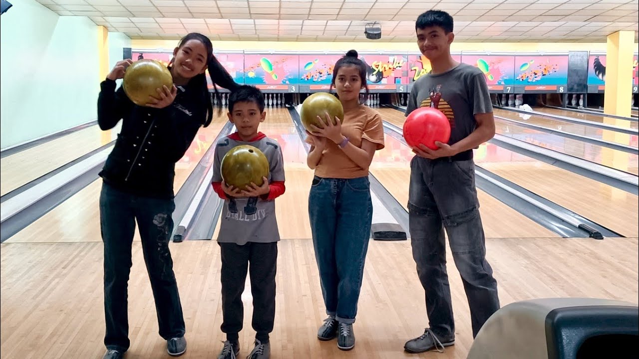 FIRST TIME PLAYING BOWLING, BONDING TIME WITH MY PAMANGKINS