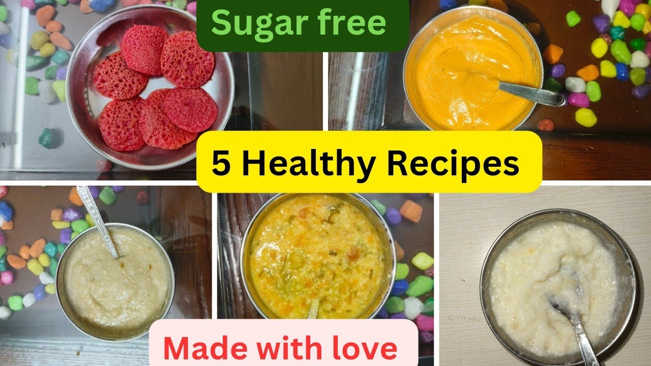 Healthy and Waight gain recipes for 9 to 12 Months old babies 👶