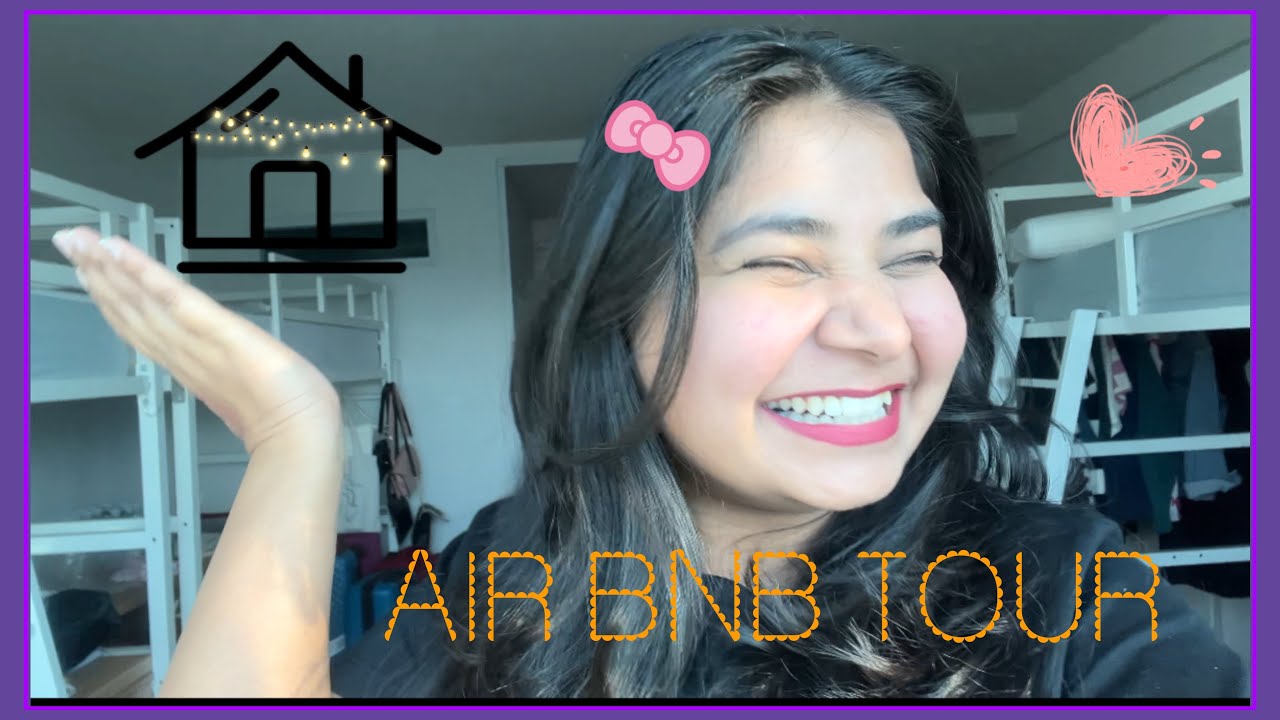 KOREAN AIR BNB TOUR🏡|| INDIAN IN KOREA💜🇰🇷🇮🇳