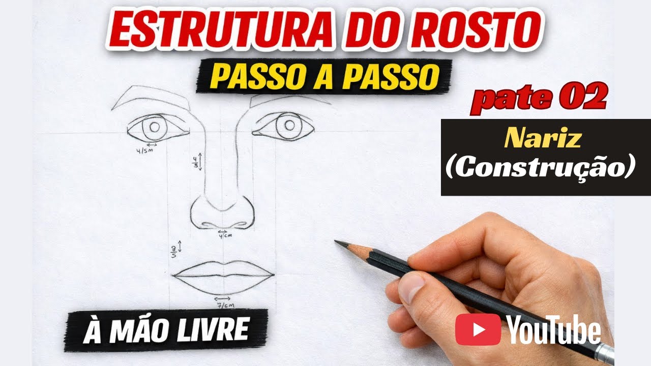 Desenhar Nariz 1 de 2 Construção