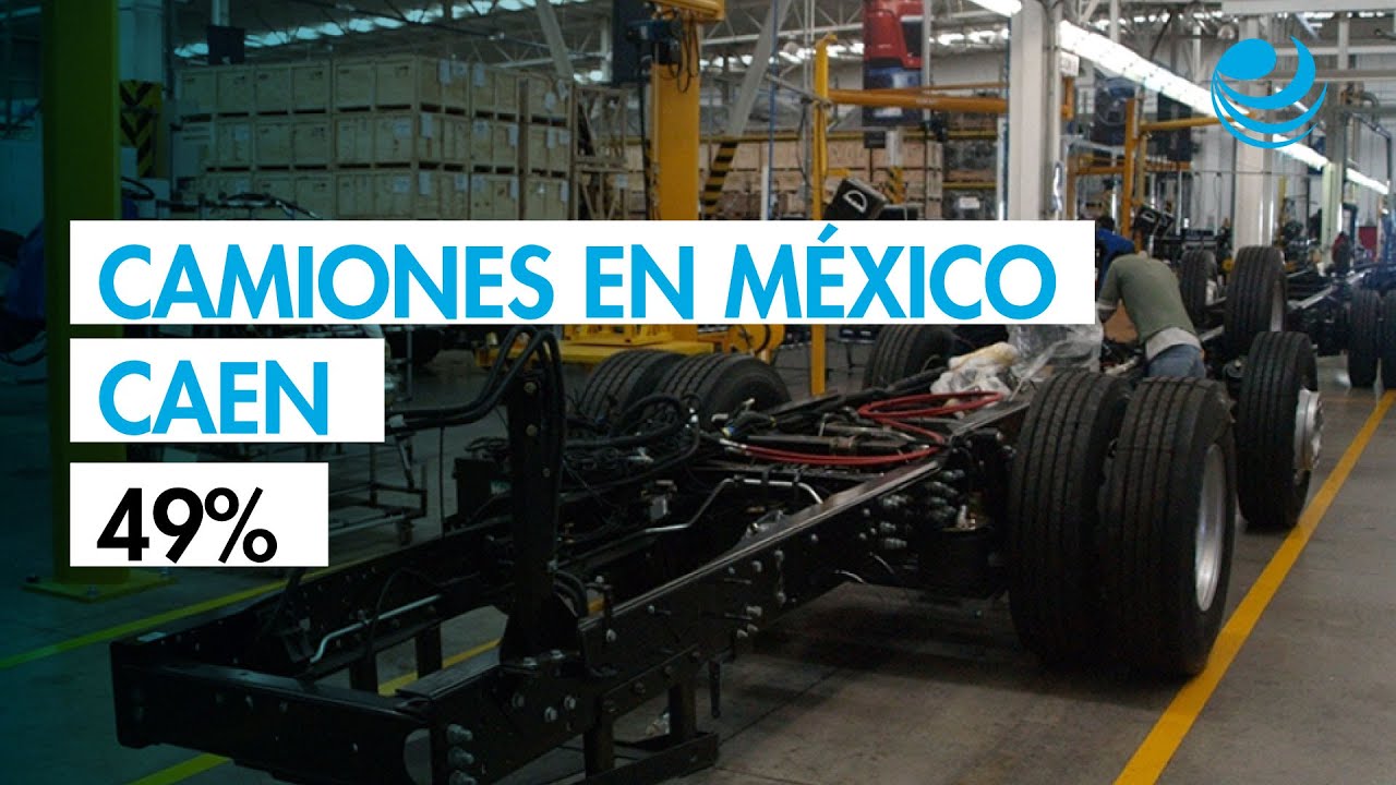 Camiones en México Caen 49%