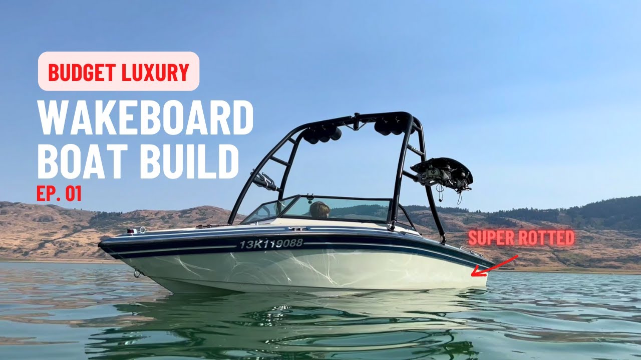Budget Luxury Wakeboard Boat Build - Episode 1 [35 year old Supra - lots of rot inside!!!]