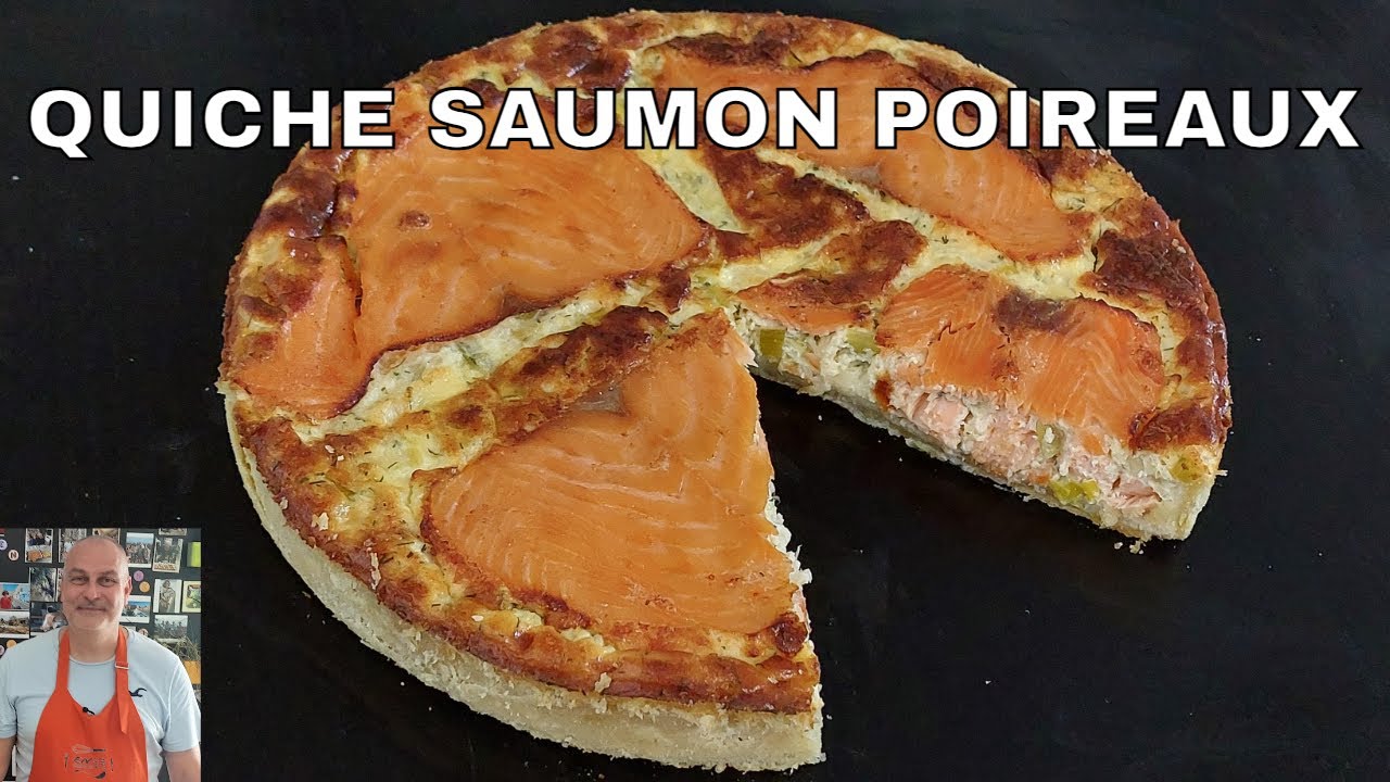 quiche saumon poireaux.
