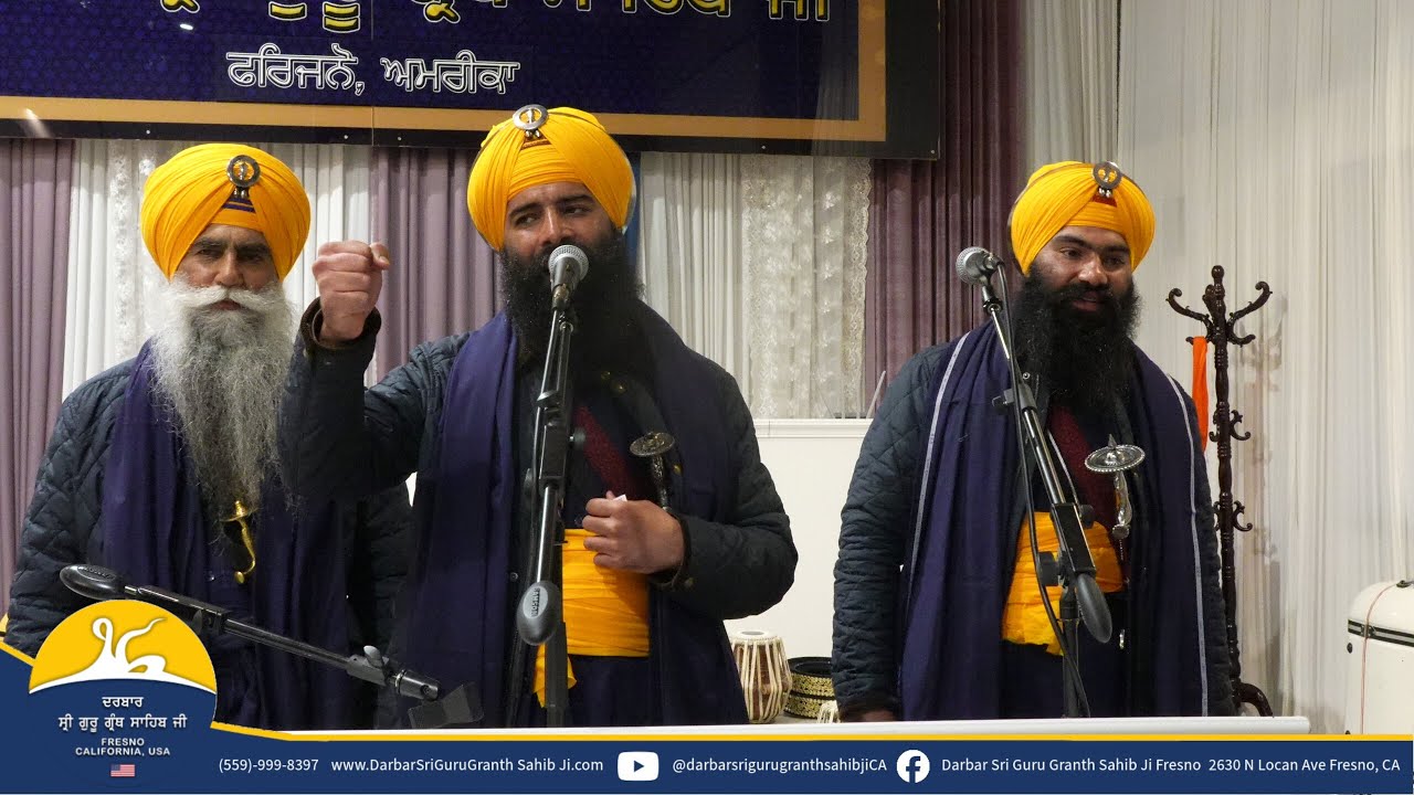 Live | Sunday Divan Giani Mehal Singh Ji Chandigarh Wale | January 18th, 2025 | DSGGSJ Fresno, CA