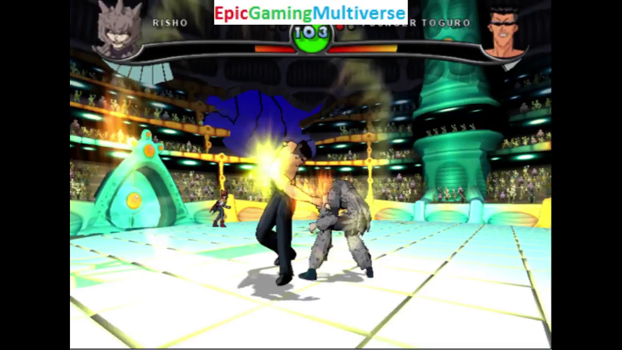 Yu Yu Hakusho: Dark Tournament Matches Of Team Masho VS Younger Toguro On The Hard Difficulty