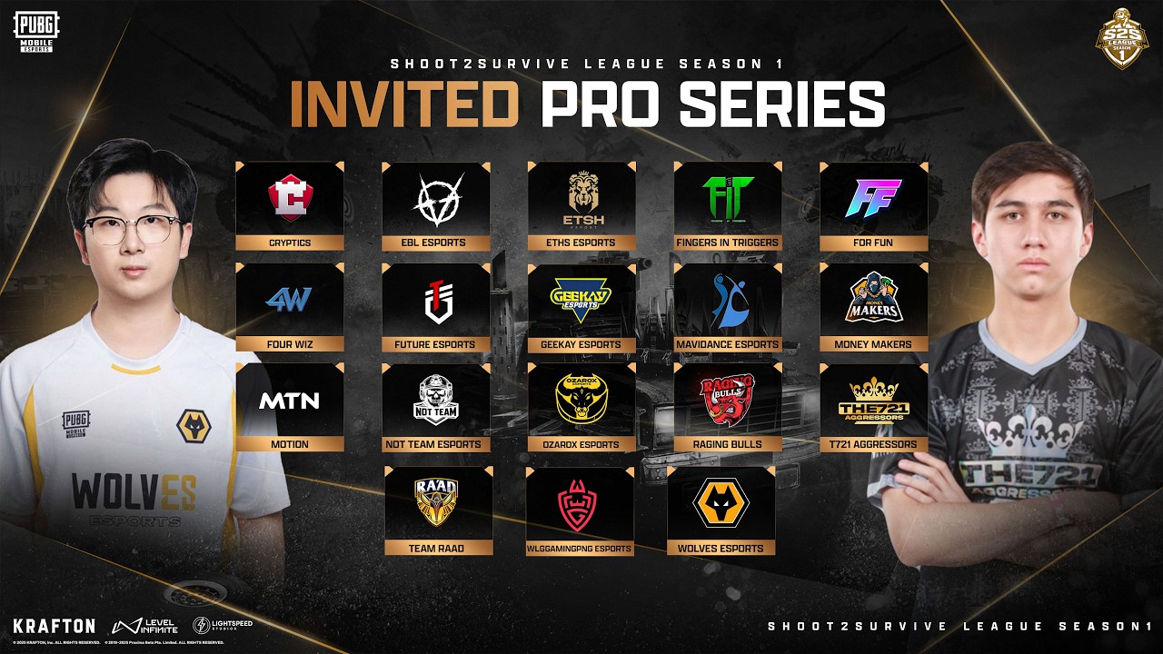 SHOOT2SURVIVE LEAGUE S1 | INVITED PRO TEAM |