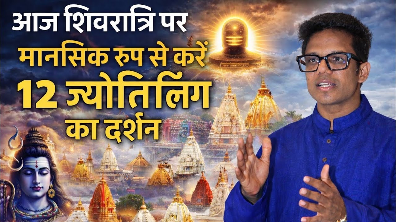द्वादश ज्योर्तिर्लिंग स्त्रोत से करे मानसिक रूप से शिव भगवान की आराधना मेरे साथ 