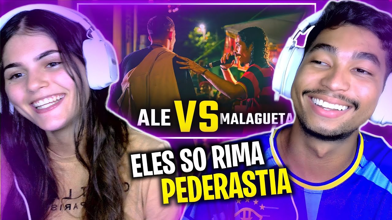 MALAGUETA VS ALE [ BATALHA ÉPICA 🤐] 552º Batalha do Tanque [ REACT CASAL ]