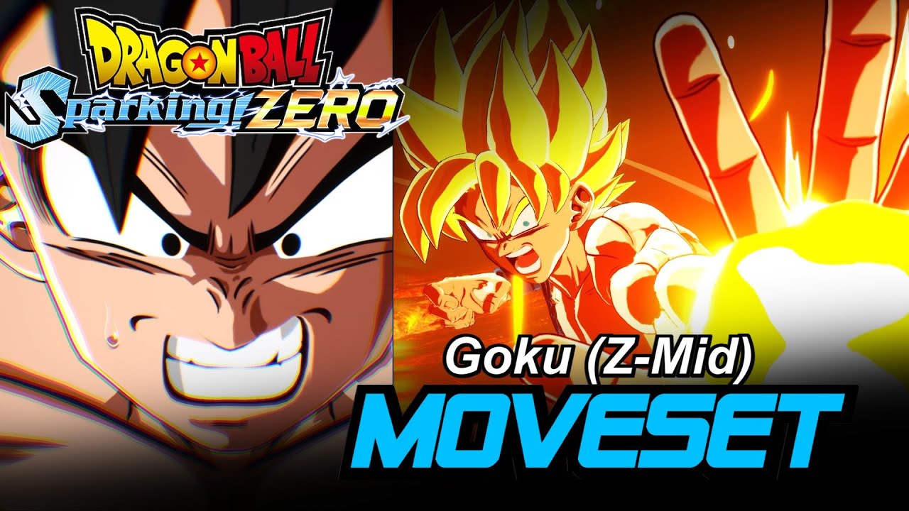 Goku (Z-Mid) Moveset - DRAGON BALL: Sparking! ZERO | Japanese - 4K 60FPS