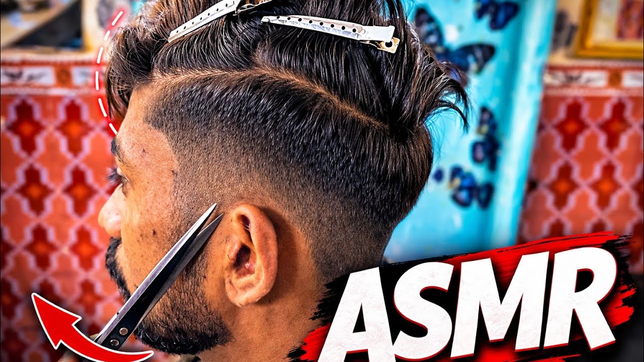 ASMR Haircut for Sleep 💤 Realistic Scissor Cutting Relaxation 💈