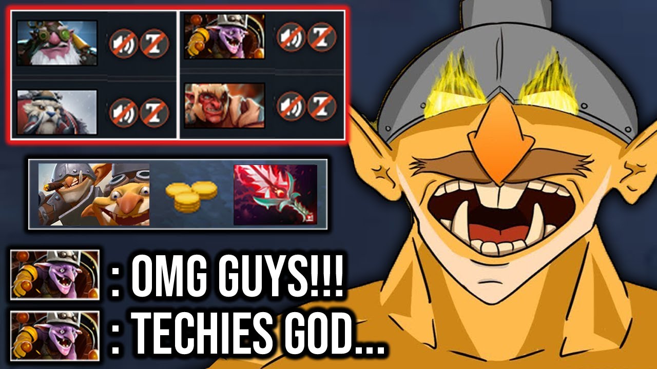 The Reason WHY He Muted Everyone!!! NEW TECHIES GOD SOLO WIN with 10K Behavior PMA Mode Dota 2