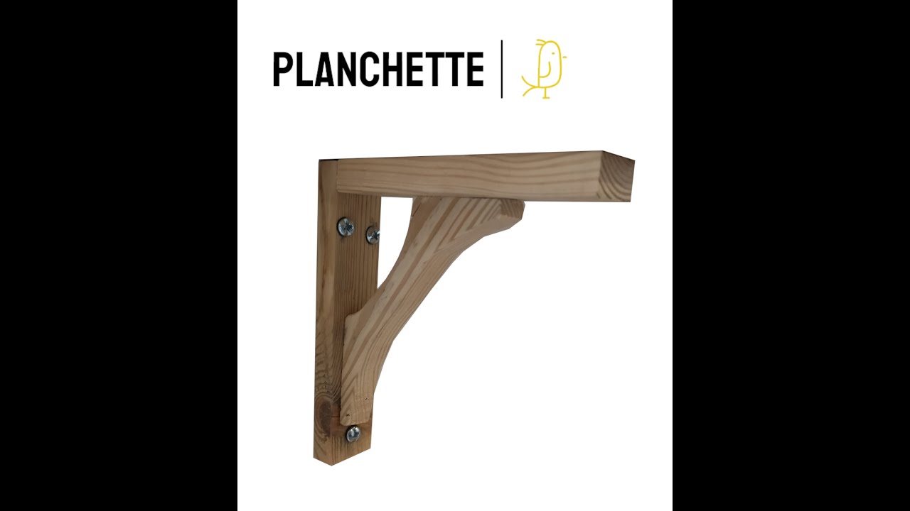 Comment faire des équerres en bois facilement et poser une étagère ? Projet du dimanche #3