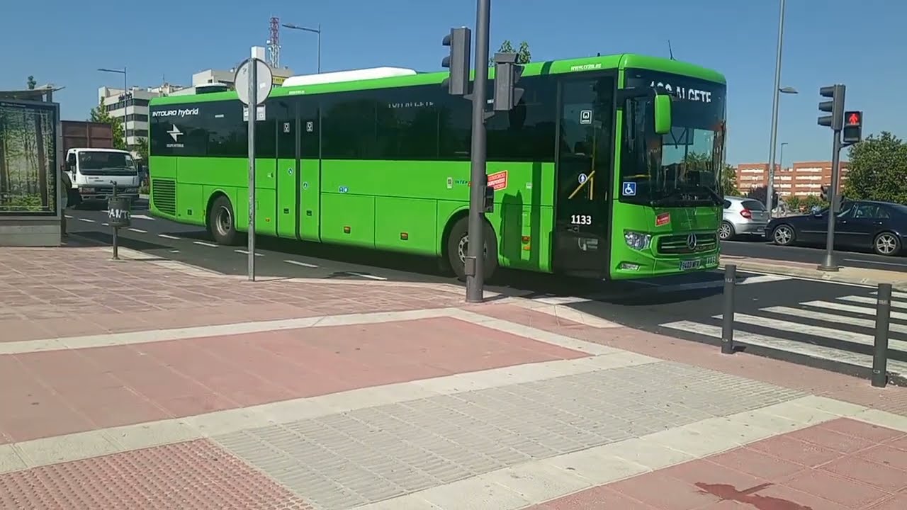 Autobuses por el Hospital Infanta Sofía (Julio 2023)