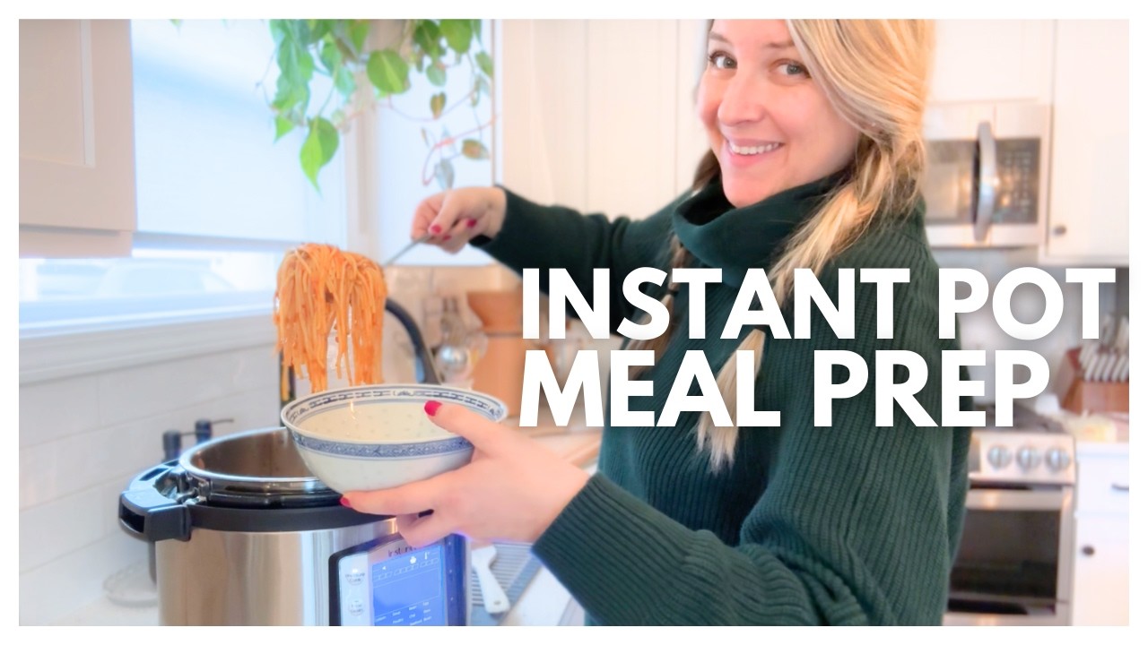 The instant pot makes meal prep easier! | EASY INSTANT POT MEALS FOR THE WEEK