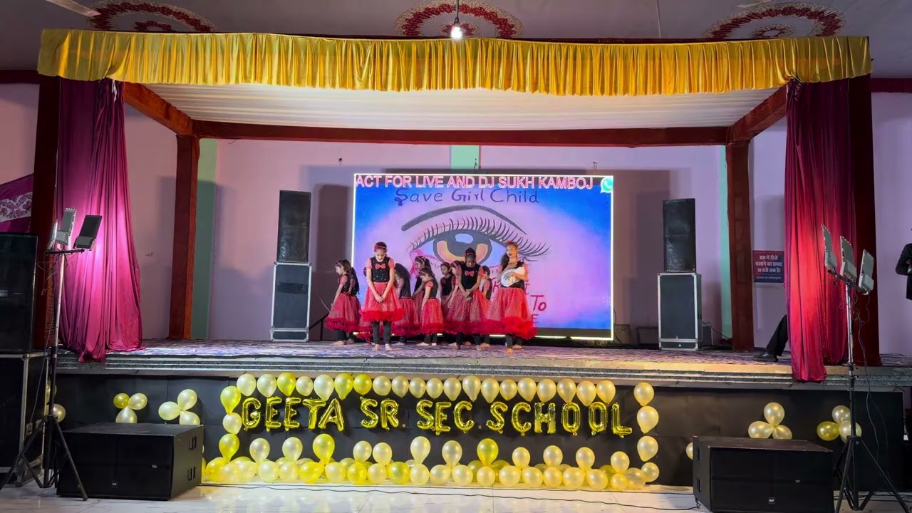 Save Child Girls || Presented By Geeta Sen Sec School 
