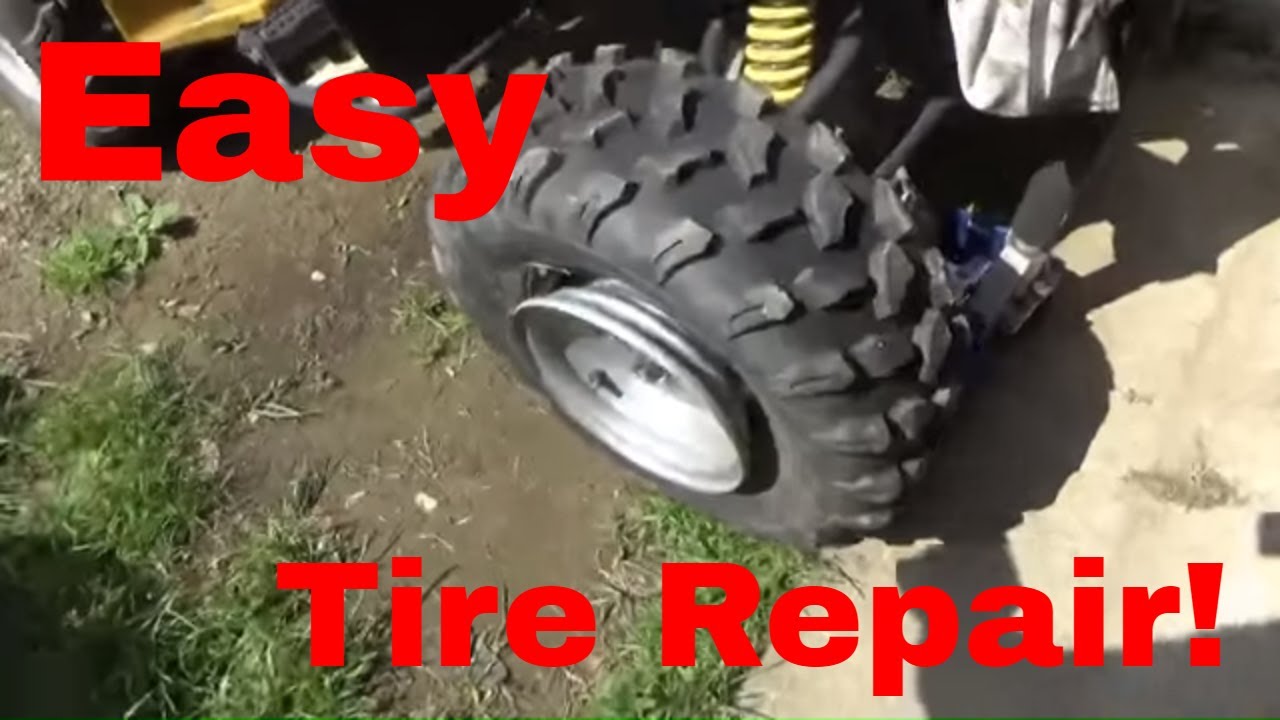 Seating a Difficult Tire Bead, Easy ATV and Tractor Tire Repair!