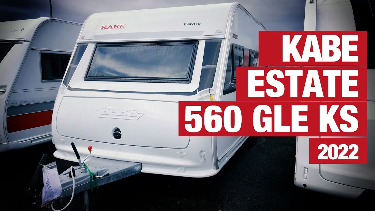 Marcus visar upp KABE Estate 560 GLE KS - 2022.