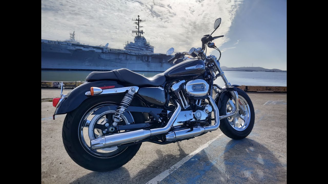 Cruising Oakland California on My Harley Sportster 1200