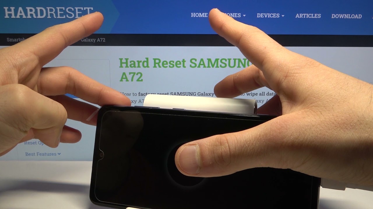 Cómo formatear SAMSUNG Galaxy A72 - resetear desde el modo Recovery, quitar bloqueo