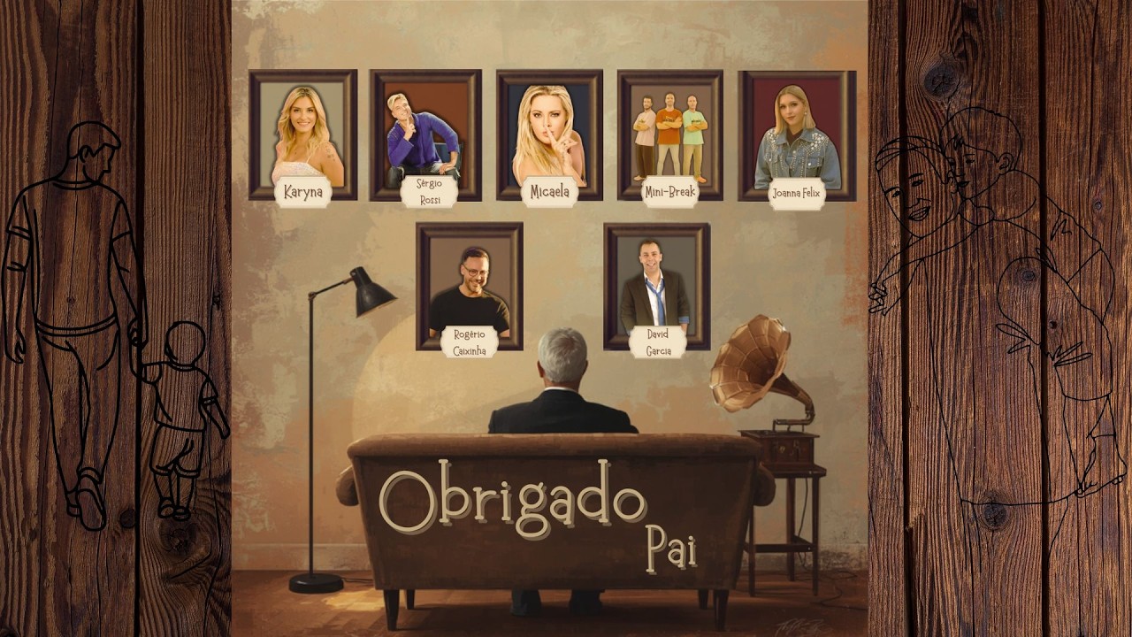 JUNTOS PELO DIA DO PAI - OBRIGADO PAI  (Official Music Video)