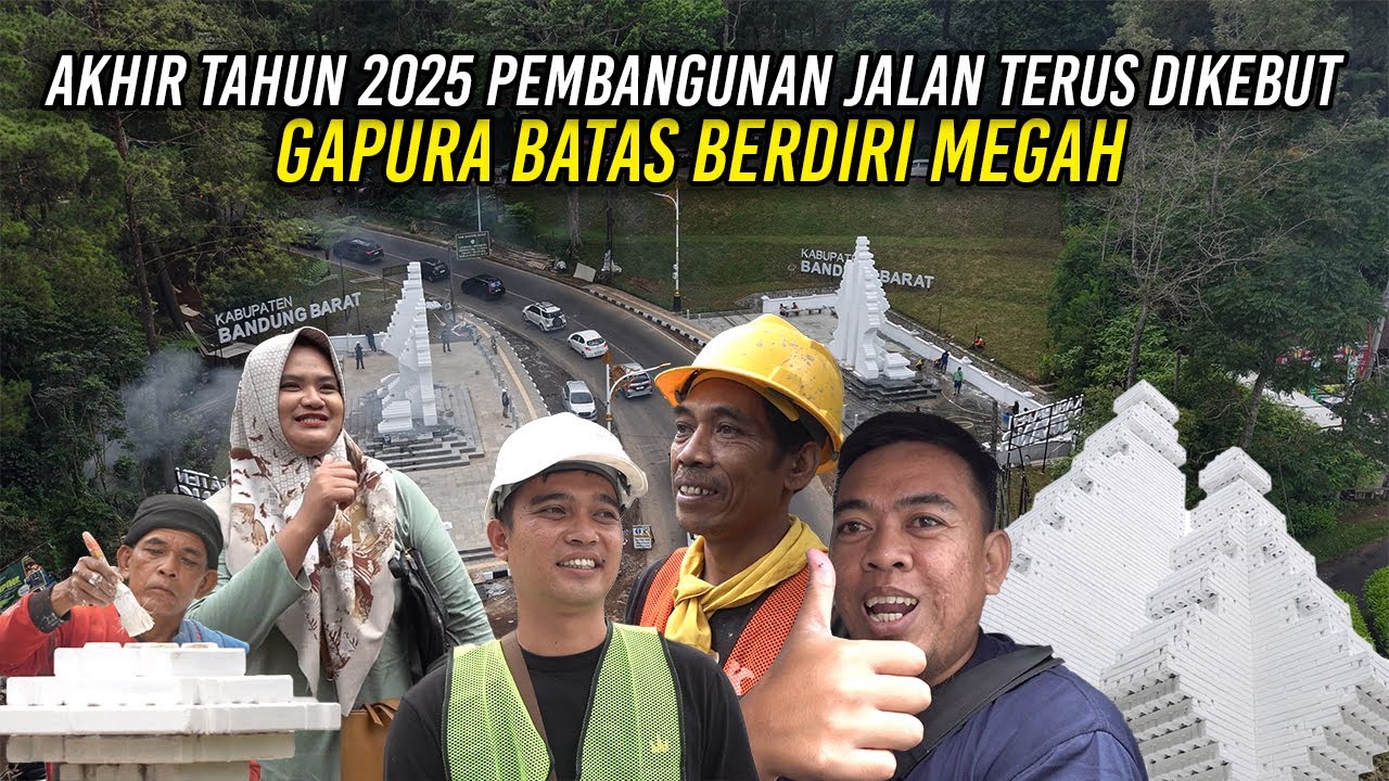 AKHIR TAHUN 2025 PEMBANGUNAN JALAN TERUS DIKEBUT | GAPURA BATAS BERDIRI MEGAH