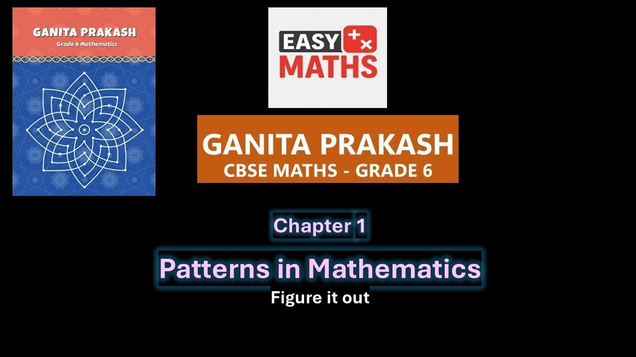 Grade-6, Chapter 1, CBSE, Ganita Prakash, Patterns in Mathematics