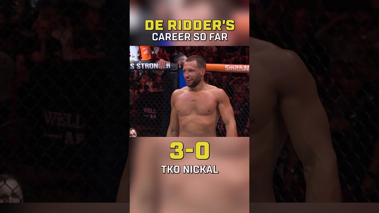 Reinier De Ridder's Career So Far #ufc326