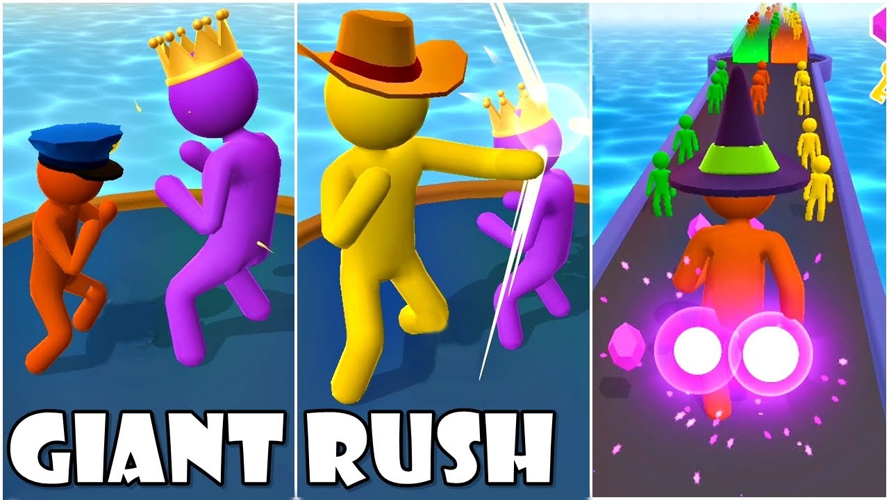 ENFRENTEI UM GIGANTÃO No Giant Rush