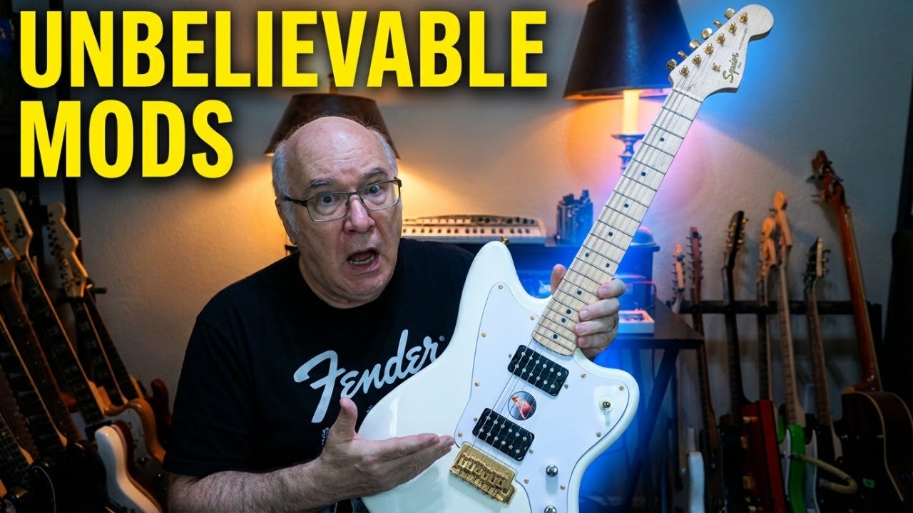 SQUIER MINI JAZZMASTER MODS THAT YOU WON'T BELIEVE!
