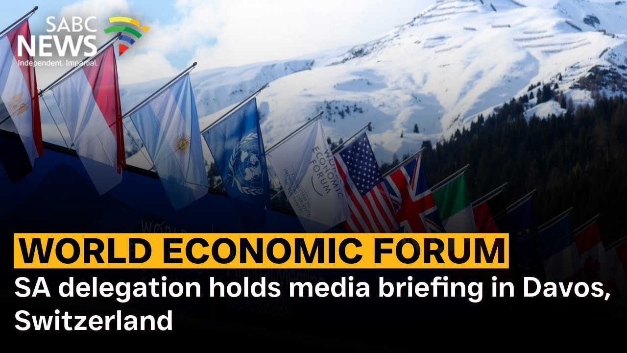 World Economic Forum | SA delegation holds media briefing in Davos, Switzerland