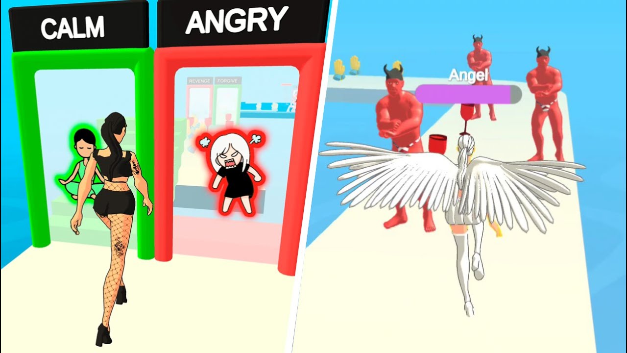 Bad Girl Run 👼❓😈 All Levels Gameplay Trailer Android,ios New Game