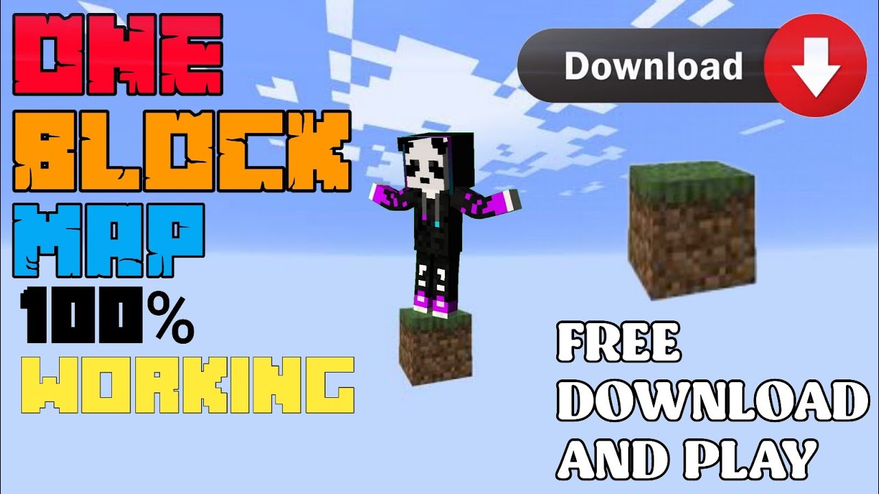 oneblock map download link mediafire free download oneblock | Minecraft