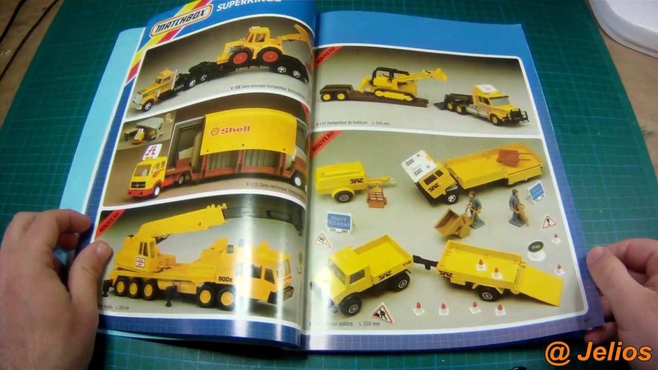 Jelios matchbox 1985 ( mute ) complet full catalog catalogue