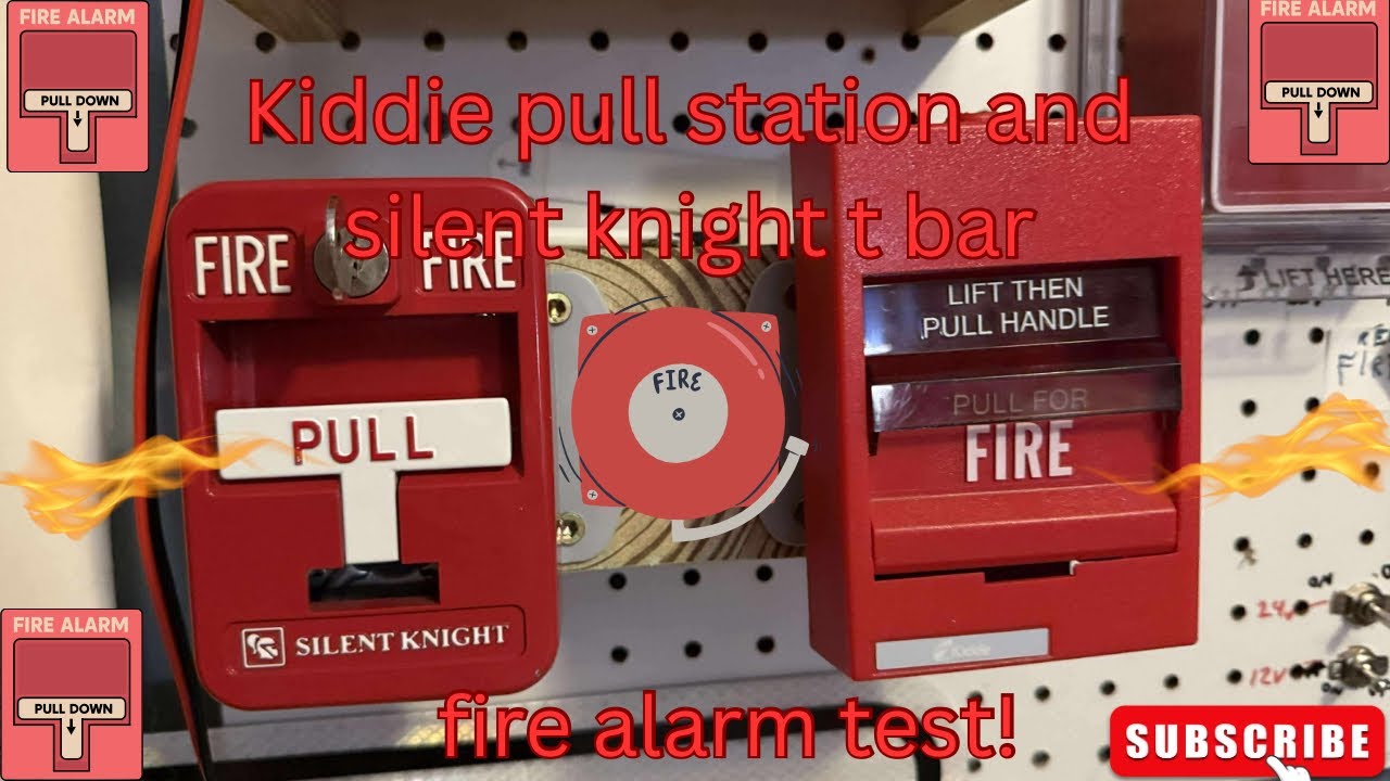 Kiddie pull station and silent knight fire alarm test 14