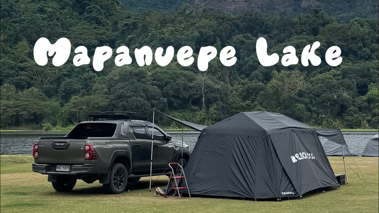 2025 First Car camping at Mapanuepe Lake | Camping set up and ligpit | POV