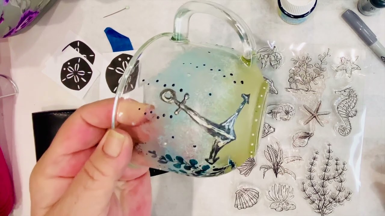 Glass Painting How to Clear Coat & Bake Your Glass Paint Supplies Used Glass Painting 101 Series #7