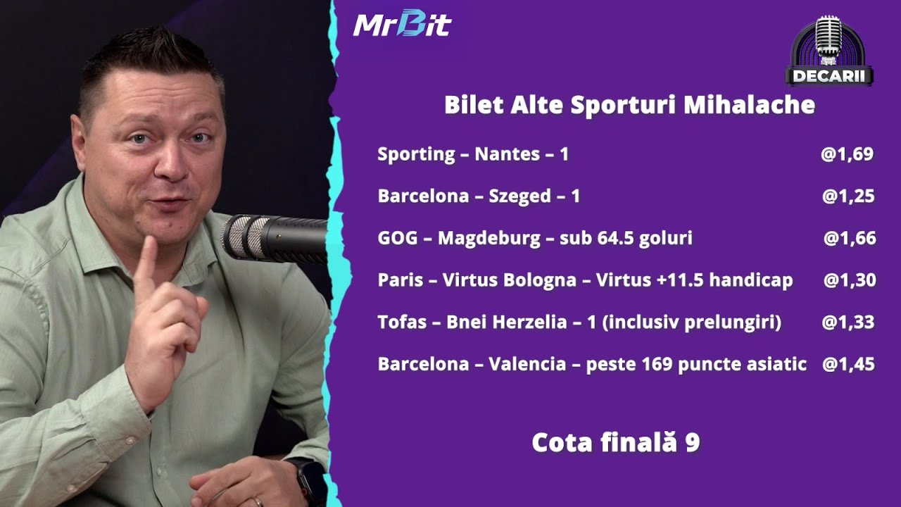 ☢️ Biletul AI vs biletele umane! Duelul pariurilor &icirc;n Decarii ep 13