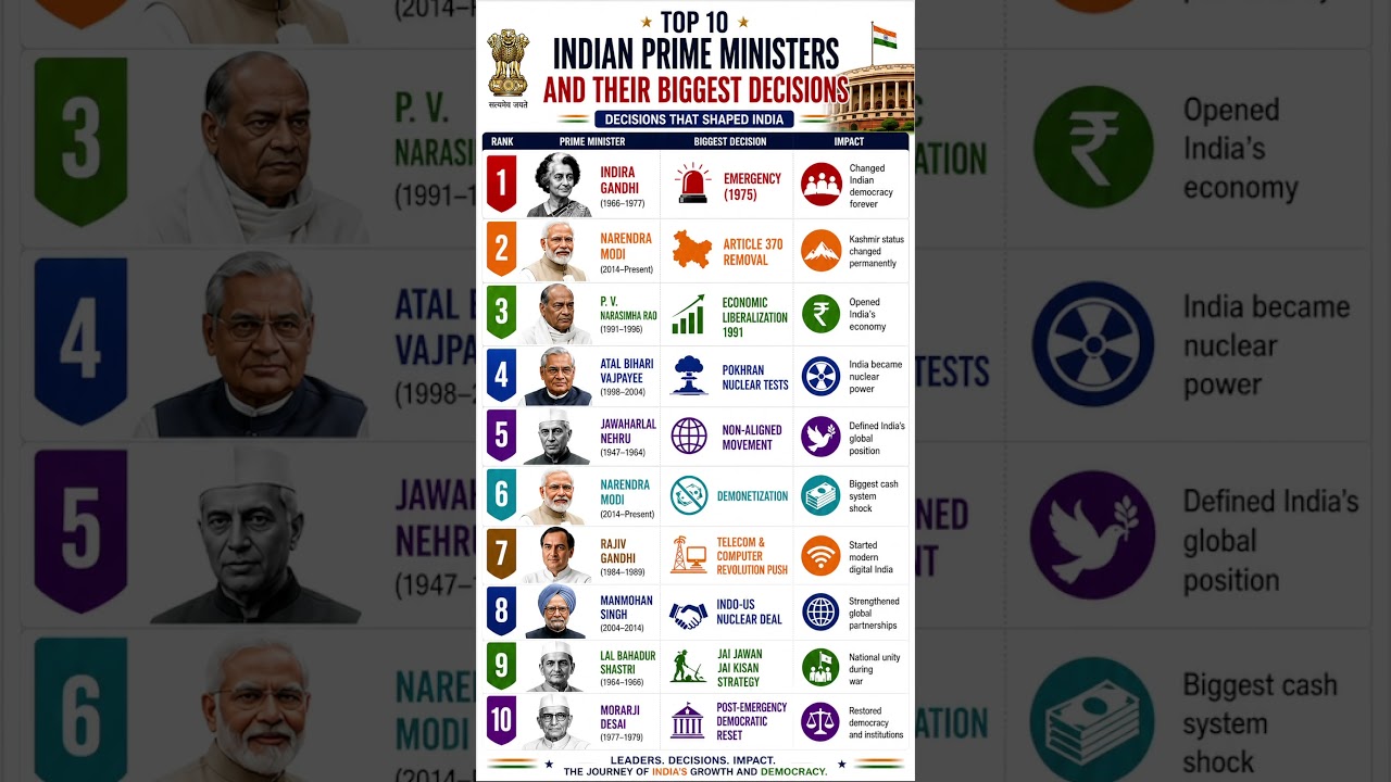 Decisions made by Prime Ministers don&rsquo;t just shape governments&mdash;they shape the future