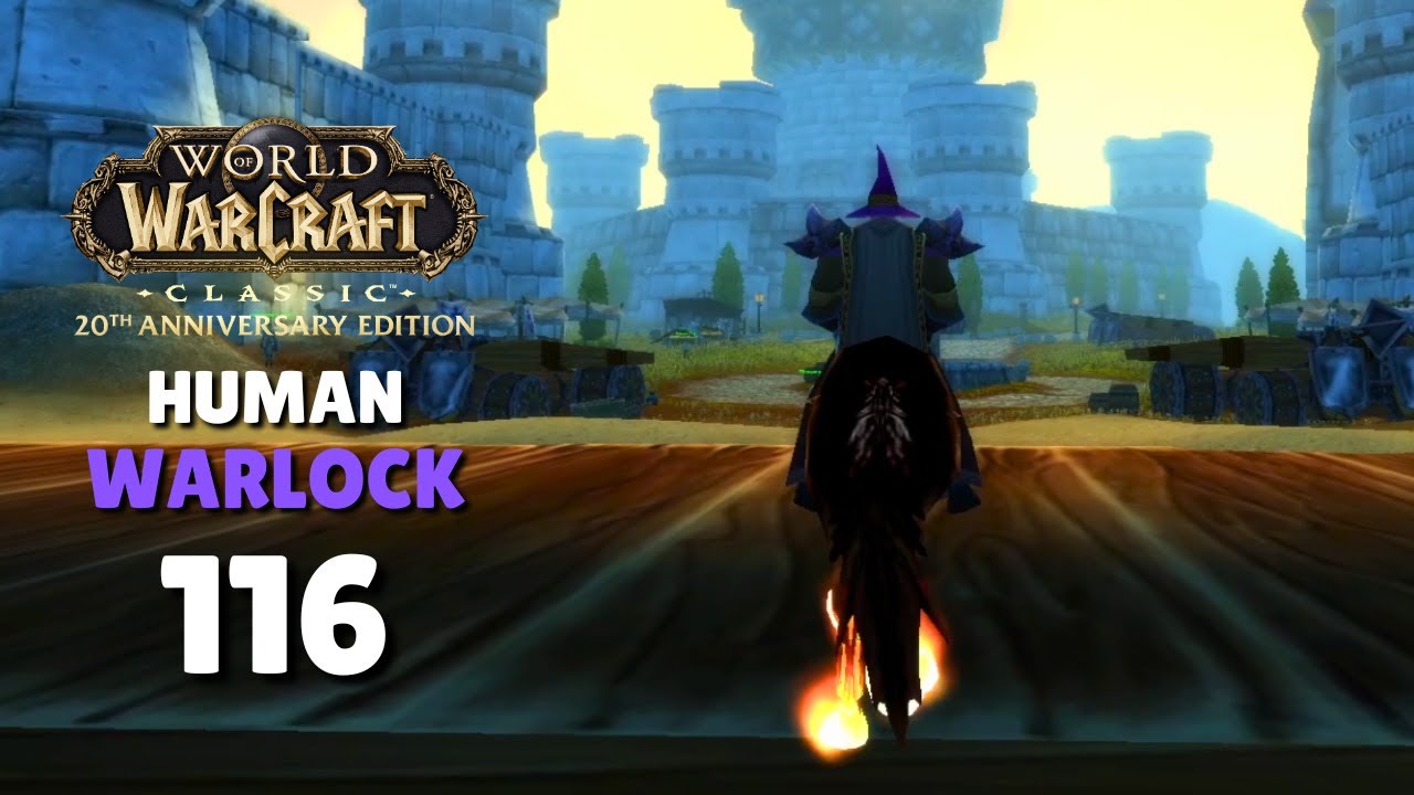 WoW Classic Adventure - Relaxing Gameplay | Human Warlock - Episode 116