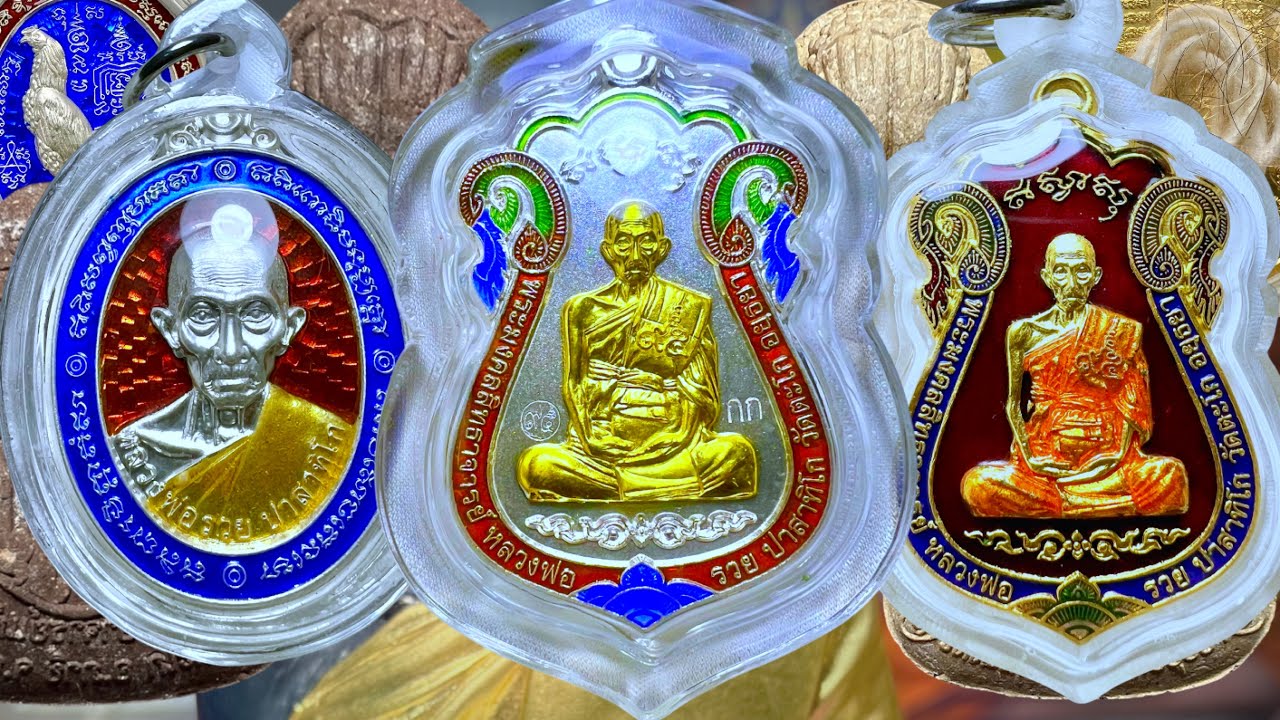 เงินหน้าทองคำ|กะไหล่ทองลงยาแดงไตรมาส|เสาร์5รวยพญาไก่|เหรียญหลัก|เนื้อหลัก|พระนิยมหลวงพ่อรวย|@อออั๋น